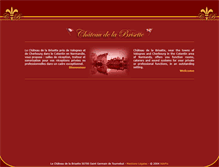 Tablet Screenshot of chateau-brisette.com